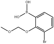 3-Bromo-2-(methoxymethoxy)phenylboronic acid Structure