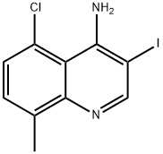 4-Amino-5-chloro-3-iodo-8-methylquinoline Structure