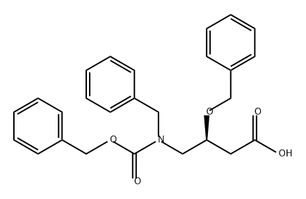 Butanoic acid, 3-(phenylmethoxy)-4-[[(phenylmethoxy)carbonyl](phenylmethyl)amino]-, (3S)-