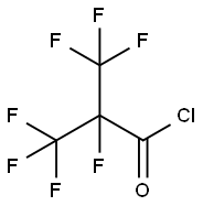 Propanoyl chloride, 2,3,3,3-tetrafluoro-2-(trifluoromethyl)- Structure
