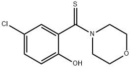 (5-Chloro-2-hydroxyphenyl)(morpholin-4-yl)methanethione Structure