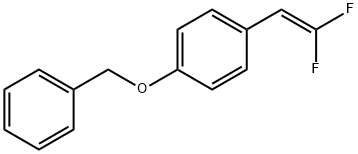 Benzene, 1-(2,2-difluoroethenyl)-4-(phenylmethoxy)- Structure