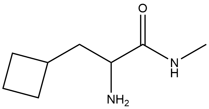 2-amino-3-cyclobutyl-N-methylpropanamide
hydrochloride Structure