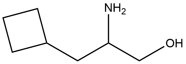 2-amino-3-cyclobutylpropan-1-ol 구조식 이미지