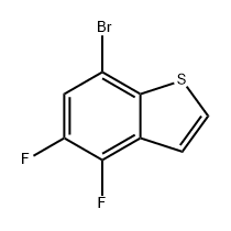 Benzo[b]thiophene, 7-bromo-4,5-difluoro- Structure