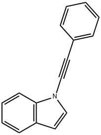 1H-Indole, 1-(2-phenylethynyl)- 구조식 이미지