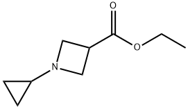 3-Azetidinecarboxylic acid, 1-cyclopropyl-, ethyl ester Structure