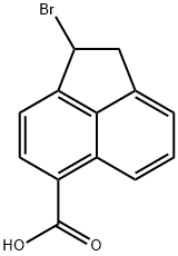 2-Bromo-1,2-dihydro-5-acenaphthylenecarboxylic acid Structure