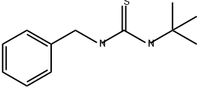 Thiourea, N-(1,1-dimethylethyl)-N'-(phenylmethyl)- Structure