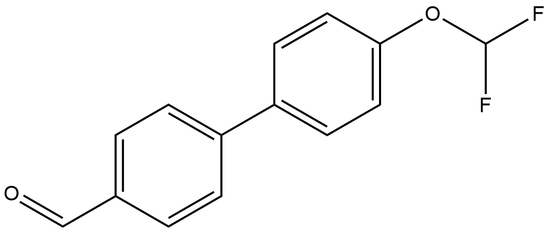 4'-(Difluoromethoxy)[1,1'-biphenyl]-4-carboxaldehyde Structure