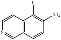 5-Fluoroisoquinolin-6-amine Structure