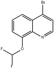 4-Bromo-8-(difluoromethoxy)quinoline Structure