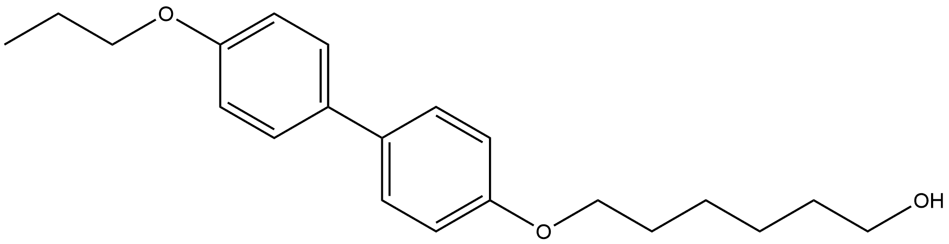 6-[(4′-Propoxy[1,1′-biphenyl]-4-yl)oxy]-1-hexanol Structure