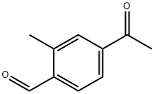 Benzaldehyde, 4-acetyl-2-methyl- Structure