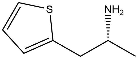(R)-1-(Thiophen-2-yl)propan-2-amine 구조식 이미지