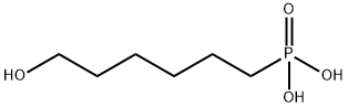 Phosphonic acid, P-(6-hydroxyhexyl)- Structure