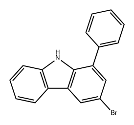 9H-Carbazole, 3-bromo-1-phenyl- Structure