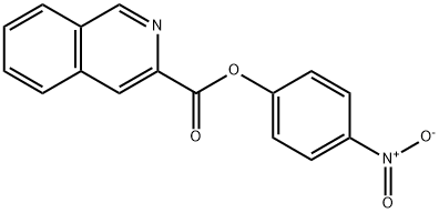 4-Nitrophenyl isoquinoline-3-carboxylate 구조식 이미지