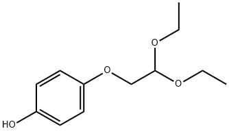 Phenol, 4-(2,2-diethoxyethoxy)- 구조식 이미지