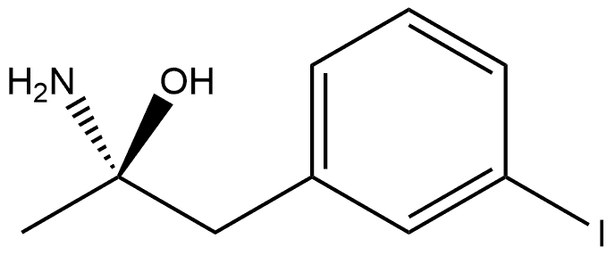 (βR)-β-Amino-3-iodobenzenepropanol Structure