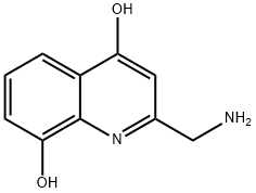 2-(Aminomethyl)quinoline-4,8-diol Structure