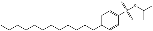 Isopropyl 4-dodecyl benzene sulfonate 구조식 이미지