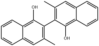 3,3''-Dimethyl-[2,2''-binaphthalene]-1,1''-diol 구조식 이미지