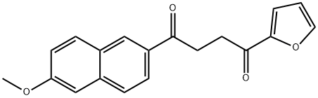 1-(Furan-2-yl)-4-(6-methoxynaphthalen-2-yl)butane-1,4-dione 구조식 이미지