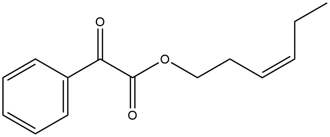 Benzeneacetic acid, α-oxo-, (3Z)-3-hexen-1-yl ester Structure