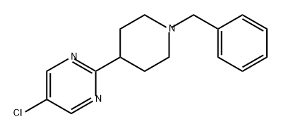 Pyrimidine, 5-chloro-2-[1-(phenylmethyl)-4-piperidinyl]- Structure