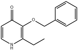 4(1H)-Pyridinone, 2-ethyl-3-(phenylmethoxy)- Structure