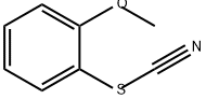 Thiocyanic acid, 2-methoxyphenyl ester 구조식 이미지