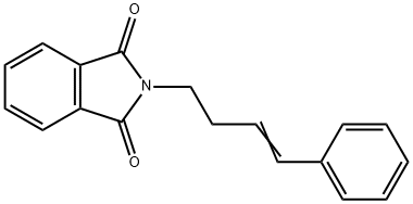 1H-Isoindole-1,3(2H)-dione, 2-(4-phenyl-3-buten-1-yl)- Structure