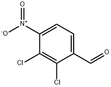 Benzaldehyde, 2,3-dichloro-4-nitro- Structure