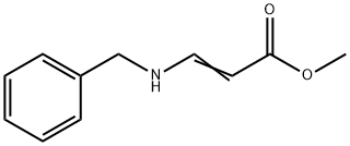 2-Propenoic acid, 3-[(phenylmethyl)amino]-, methyl ester Structure