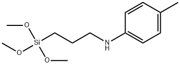 4-Methyl-N-(3-(trimethoxysilyl)propyl)aniline 구조식 이미지