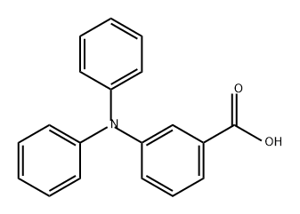 Benzoic acid, 3-(diphenylamino)- Structure