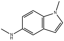 1-Methyl-5-methylamino-1H-indole Structure