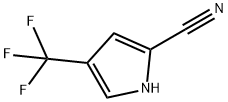 1H-Pyrrole-2-carbonitrile, 4-(trifluoromethyl)- 구조식 이미지