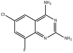 6-Chloro-8-fluoroquinazoline-2,4-diamine Structure