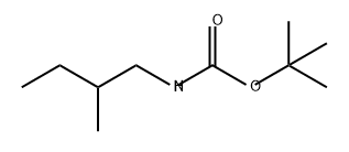 Carbamic acid, N-(2-methylbutyl)-, 1,1-dimethylethyl ester 구조식 이미지