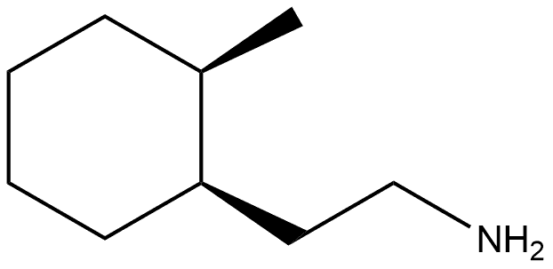 rel-(1R,2R)-2-Methylcyclohexaneethanamine Structure