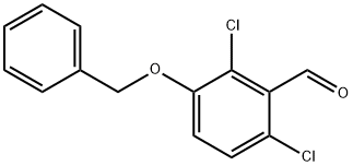 3-(Benzyloxy)-2,6-dichlorobenzaldehyde Structure