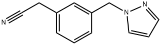 (3-Pyrazol-1-ylmethyl-phenyl)-acetonitrile Structure