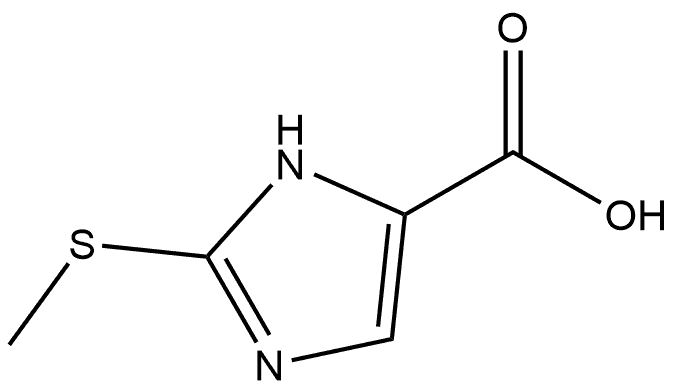 2-(methylthio)-1H-imidazole-5-carboxylic acid Structure