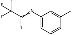 Ethanimidoyl iodide, 2,2,2-trifluoro-N-(3-methylphenyl)- 구조식 이미지