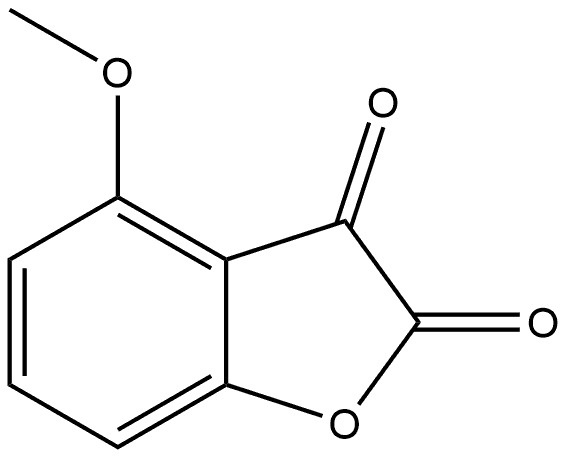 4-methoxybenzofuran-2,3-dione Structure