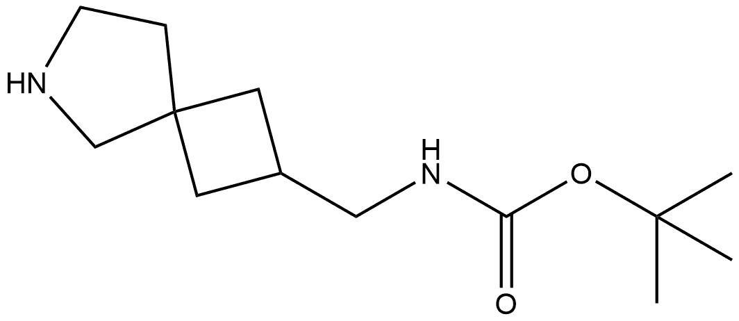 N-Boc-1-(6-azaspiro[3.4]octan-2-yl)methanamine 구조식 이미지