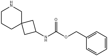 Carbamic acid, N-6-azaspiro[3.5]non-2-yl-, phenylmethyl ester Structure