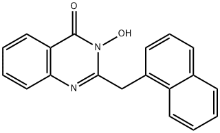 3-Hydroxy-2-(naphthalen-1-ylmethyl)quinazolin-4(3H)-one Structure